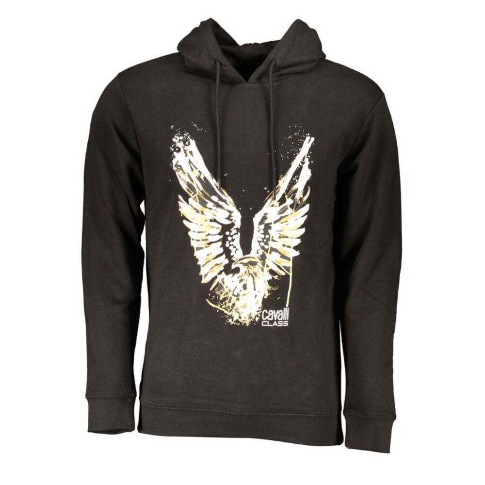 Cavalli Class \"Nero Cotton Men Men's Hoodie\"